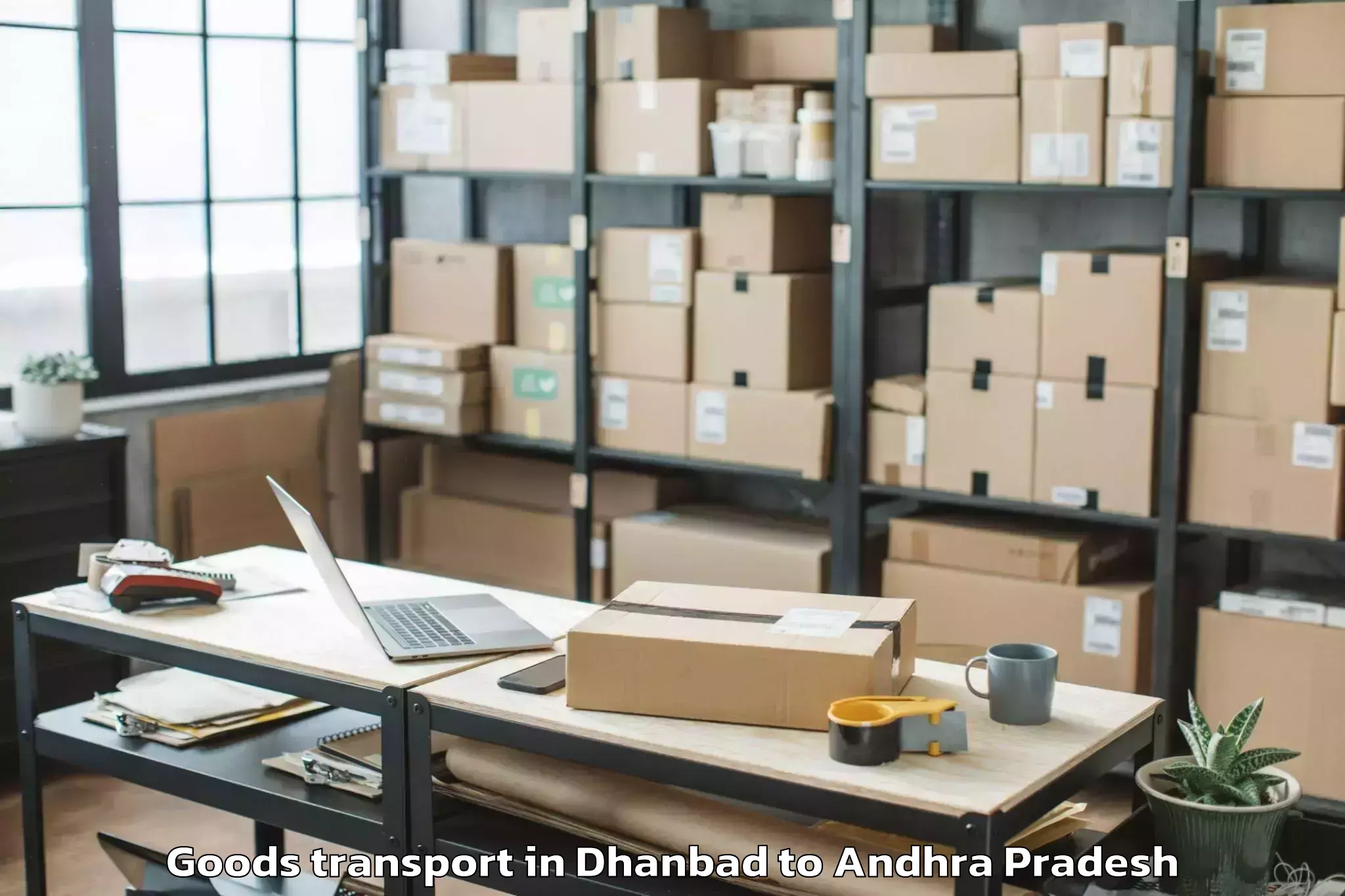 Trusted Dhanbad to Donakonda Goods Transport